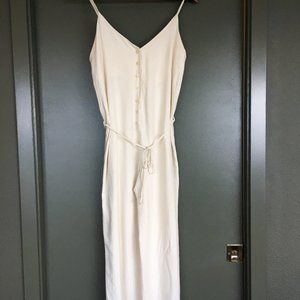 Ozma Cypress Playsuit Natural Small Silk Noil